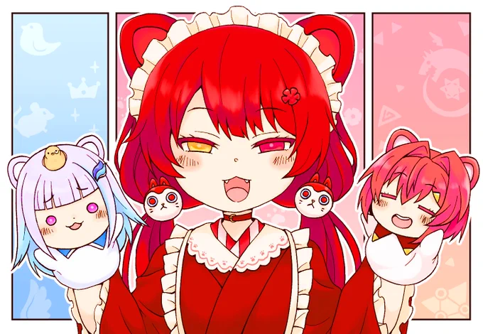 #絵を彩度100にすると超派手 
目がぁ! 