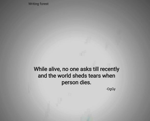 forest_writing's tweet photo. 😔This is a bitter truth of society
#writingforest #needthechange #support #loveeveryonealways #supportpeople #lifelessons #lifegoals #bittertrurh #society #lifequotes #lifelesson #TruthMatters #truth https://t.co/TP14hOENH2