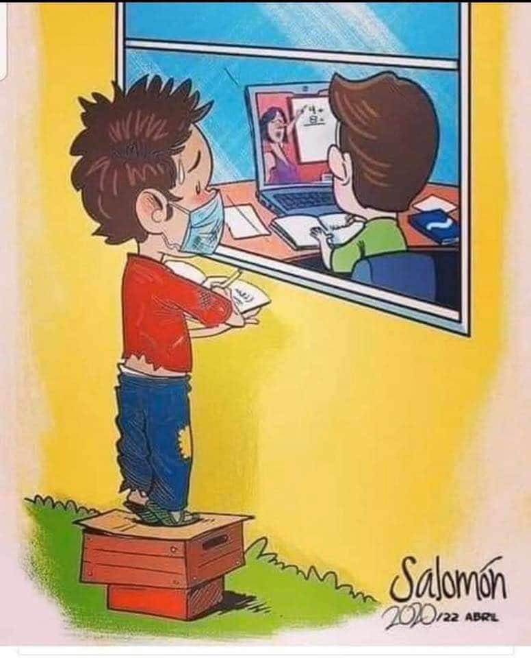 teachergoals's tweet photo. Remote learning is the safest route, but it is far from equitable. https://t.co/28TluwHZpR