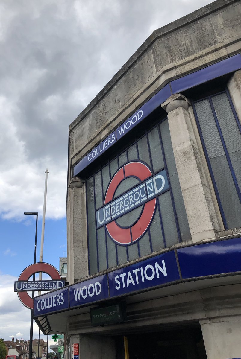 Colliers Wood Tube station - as you get further out into suburbia I’ve always thought of tube stations as little outposts of London state