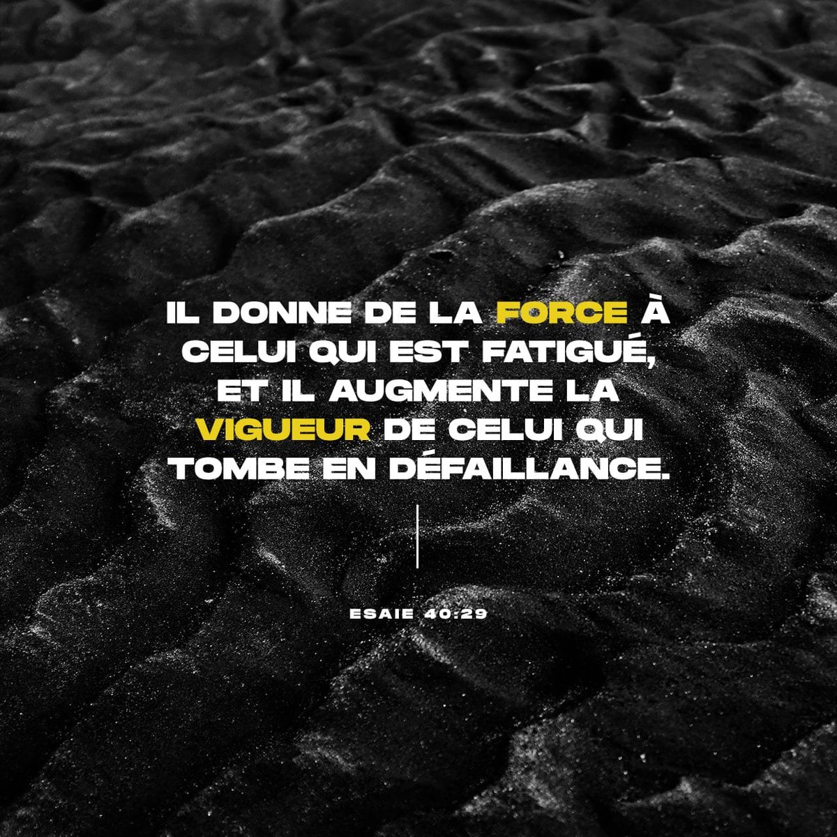 shajeri92's tweet photo. Il redonne des forces à celui qui en manque, il rend courage à celui qui est épuisé.
Ésaïe 40:29 https://t.co/ELTVM8aRX0