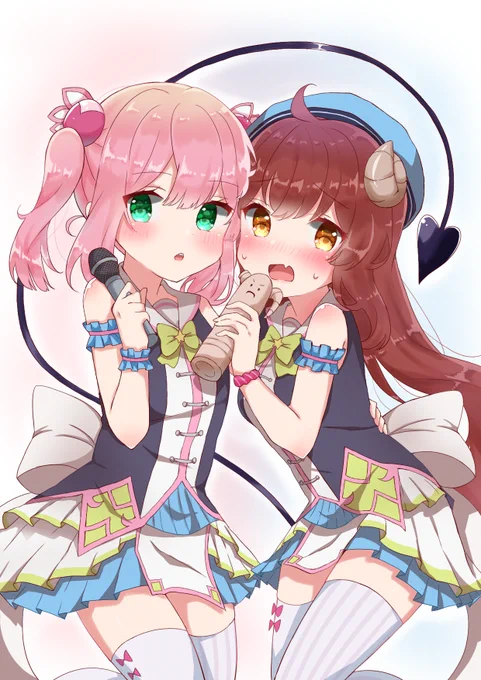 アイドルなシャミ桃描きました!
(リステとコラボ楽しみ!)
#まちカドまぞく
#リステ 