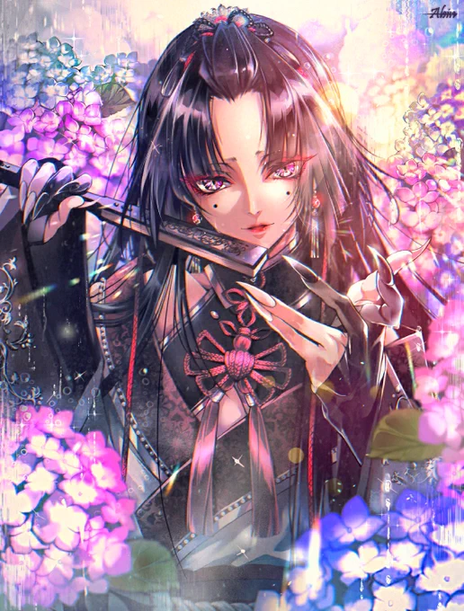#絵を彩度100にすると超派手 

目が…?? 