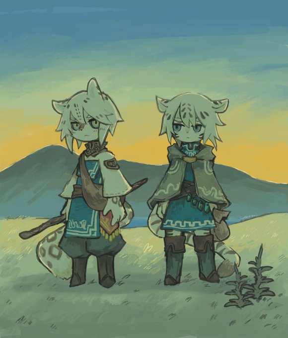 雪豹と白虎 #imo10pic 