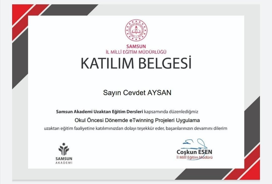 CeqayS's tweet photo. #SamsunAkademi
#uzaktaneğitim #2020yılı
#telifhakları #kişiselbilgilerinkorunması #codemino #compute-it #okulöncesi #etwinning #proje #pandemi #katılımbelgesi https://t.co/OgMEqidhMG