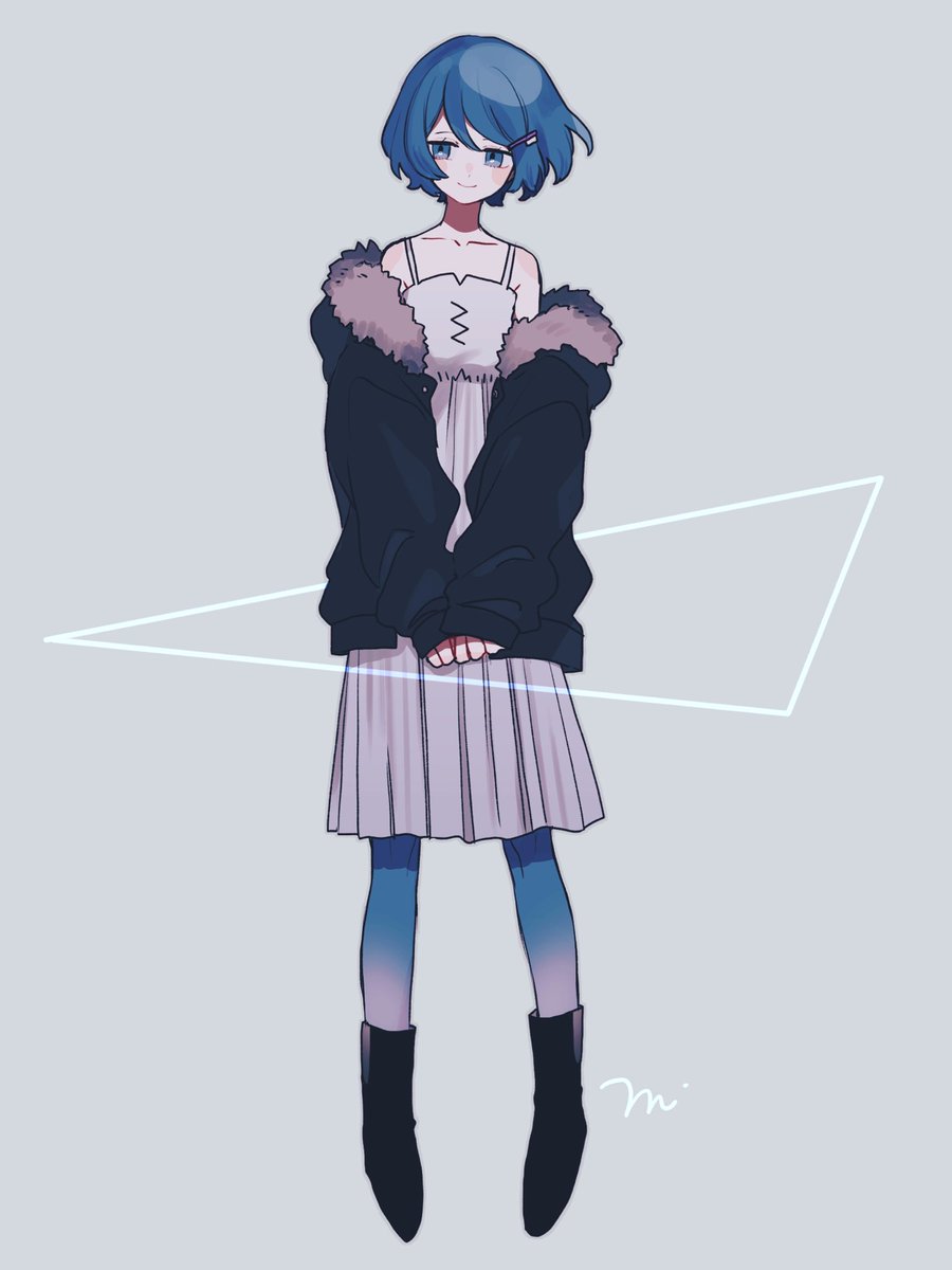 「blue 」|macoのイラスト