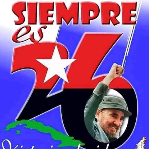 #26RazonesPara que por Siempre el legado de #Marti, #Fidel y del #Moncada nos conduzcan hoy a luchar y vencer en el combate contra la subversión, la Guerra economica del imperialismo contra #Cuba y los impacto de la crisis global. #CubaEn26 #SomosContinuidad