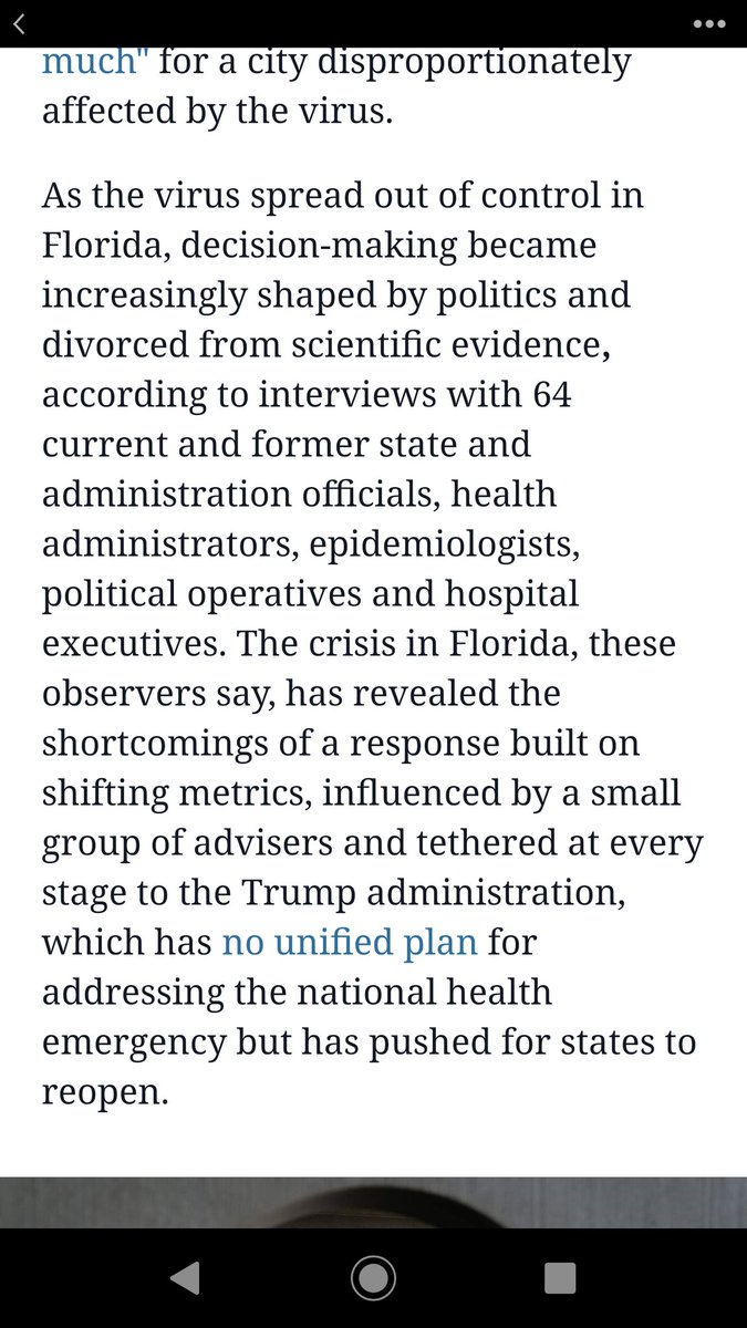 Here's WaPo admitting that many of the people it interviewed for this story were "political operatives."Yah, seriously they did that.