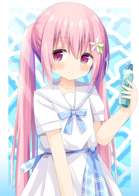 ピンク髪。 