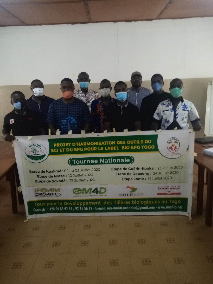 bio_togo's tweet photo. Participation des acteurs de l'Agriculture Biologique  et Agro Ecologie des regions Plateaux, Centrale, Kara  et Savane sur l'atelier d'harmonisation des outils du SCI et SPG en agriculture biologique.#anabio #om4d #IFOAM #MAPAH https://t.co/wkKNgrs2SY