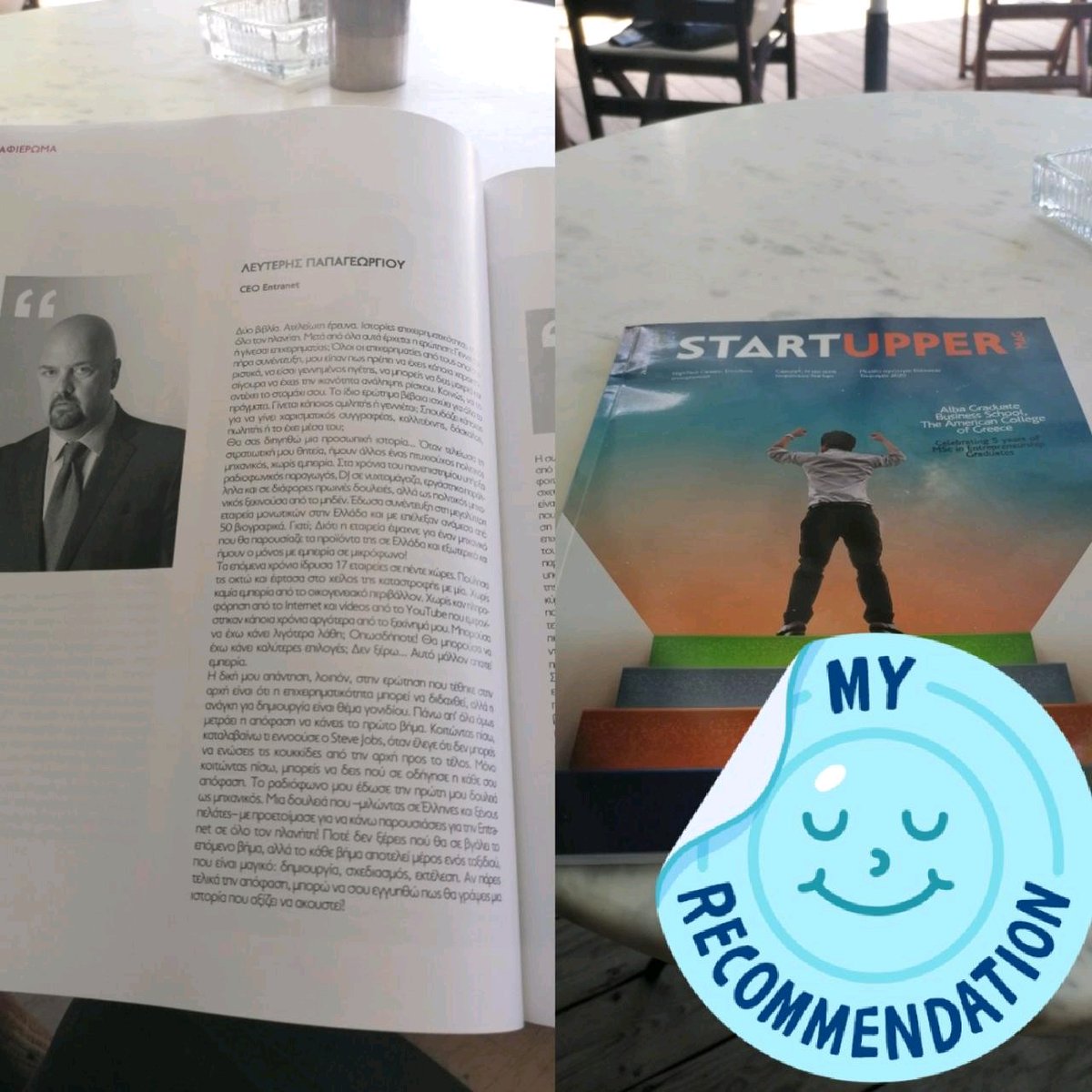 papageorgioul's tweet photo. #startuppermag τεύχος 11.
Ενα μεγάλο μπράβο στην ομάδα.
Εξαιρετική δουλειά για άλλη μια φορά.
John Dionatos, George Kourkoutas congrats! https://t.co/THni0ZXjuQ