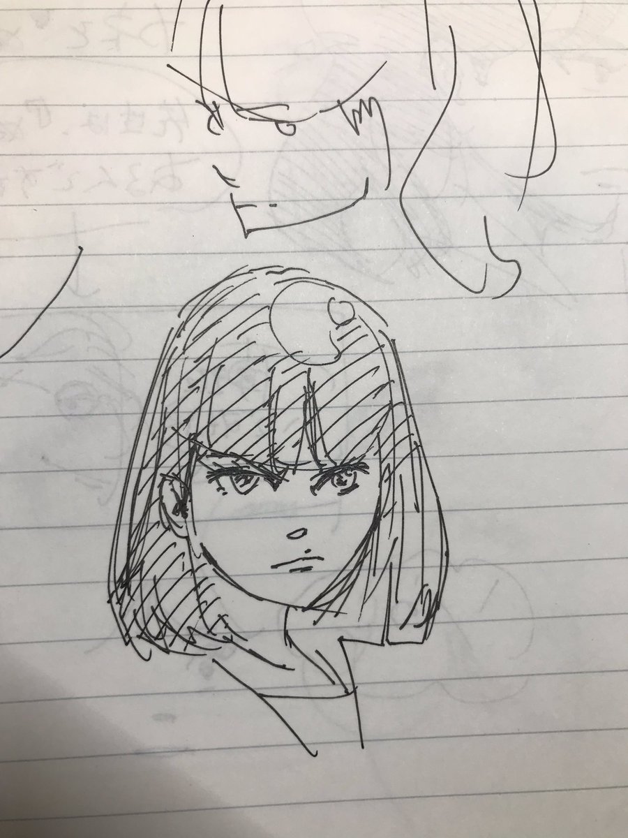 ビャッコ(ヒロイン的存在)のデザインがなんか描いててしっくりこないから、落書きしながら再考しつつ、プロット考えてる...

#おカネの教室 