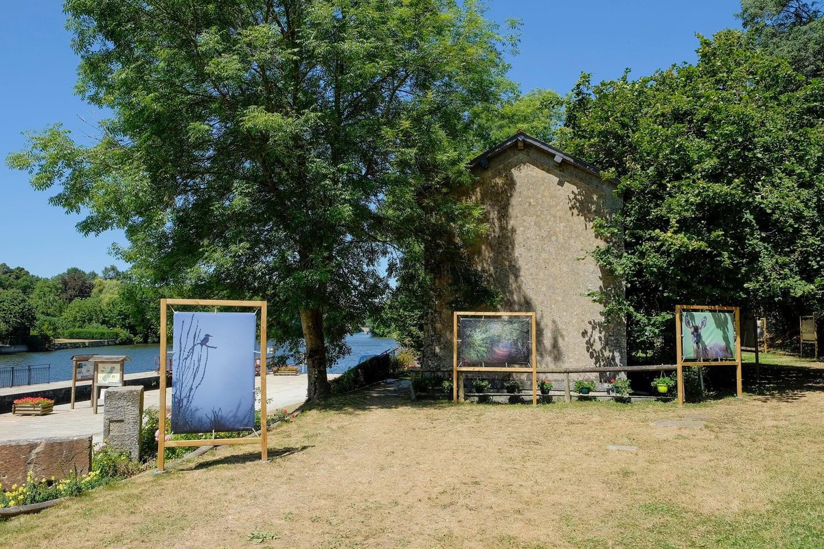 lamayenne's tweet photo. 📍Deux expositions à découvrir en se baladant sur le chemin de halage : 
✅ « Paysages de la vallée de Saint-Calais-du-Désert" à l’écluse de Saint-Baudelle à Moulay 
✅ « Faune et flore de la rivière la Mayenne" à l'écluse de Bas Hambert à Montgiroux https://t.co/t7bOnv9wEG