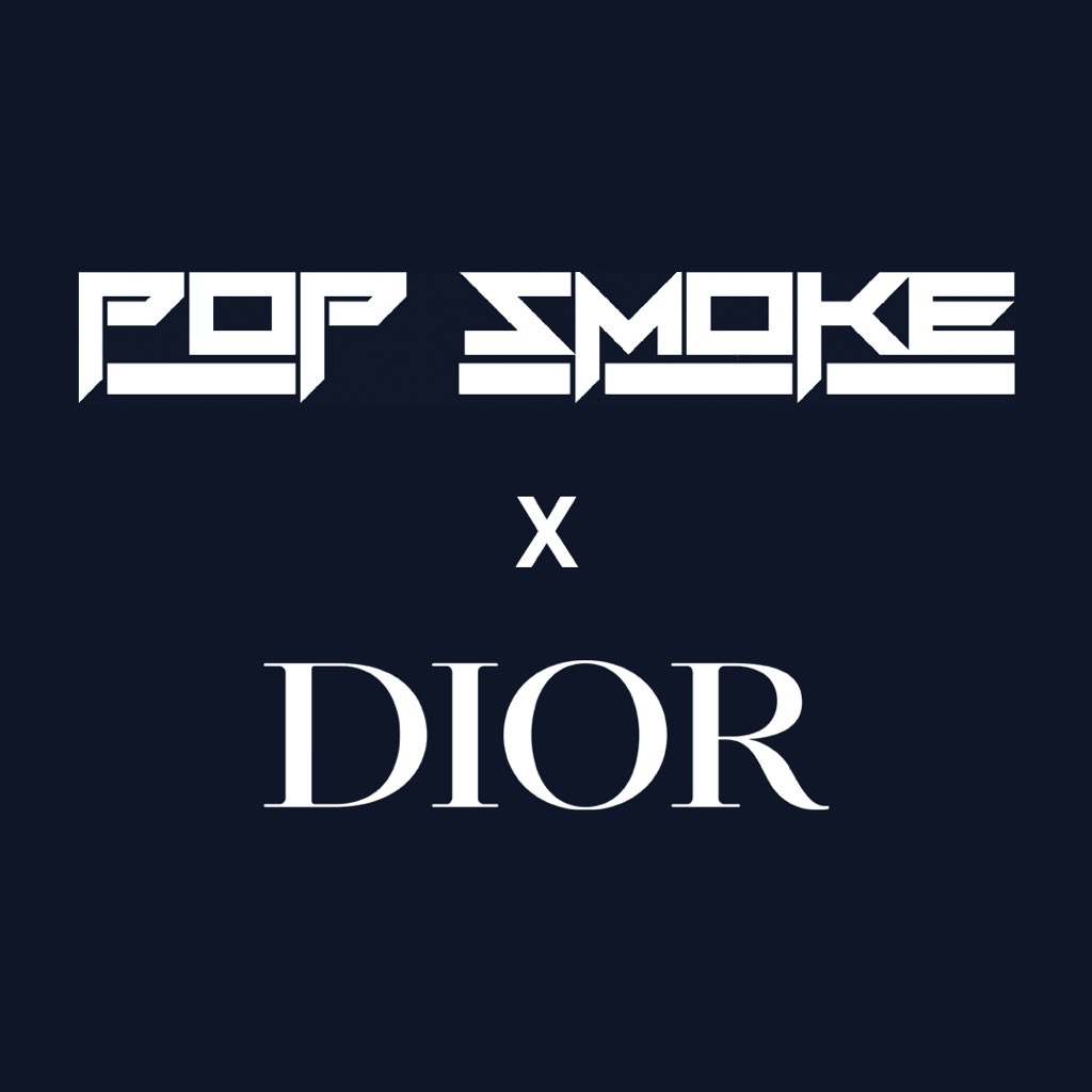 pop smoke dior collab
