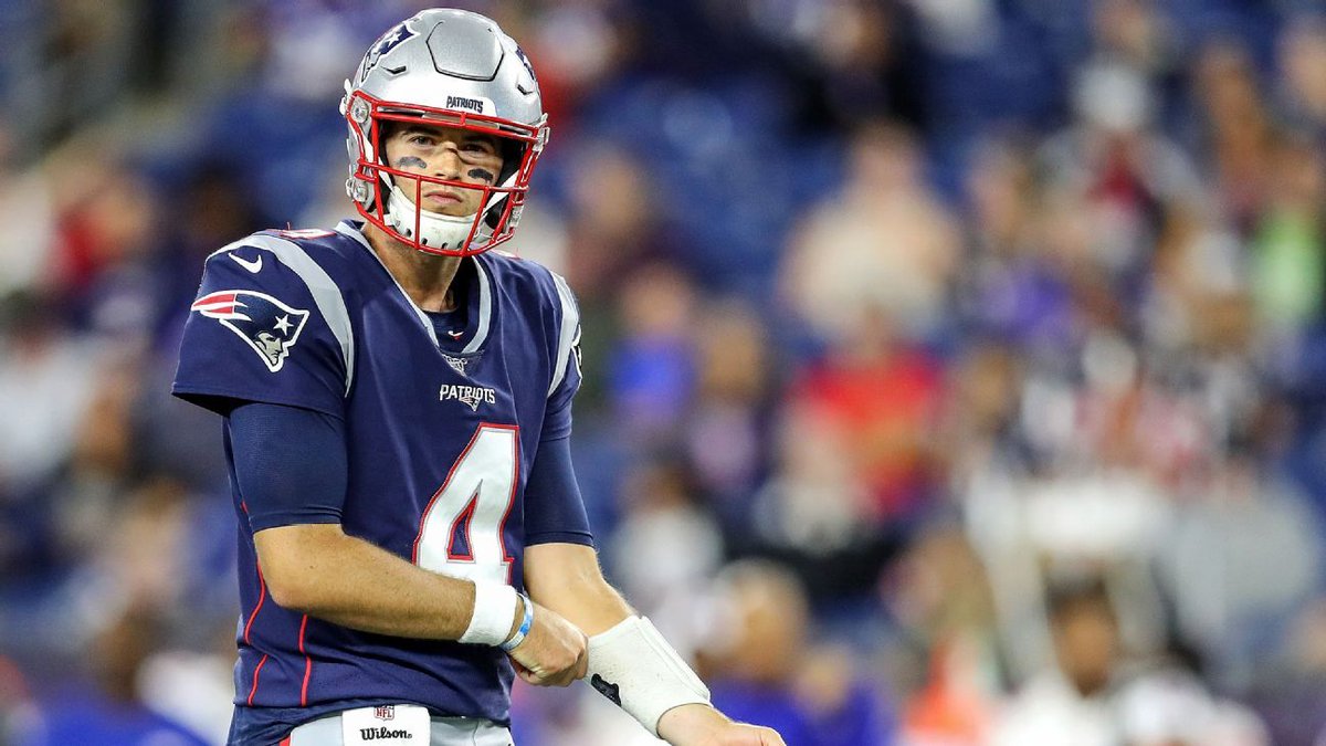 ESPNBoston's tweet photo. Cam Newton, Jarrett Stidham to report Monday at Patriots camp https://t.co/GC2lH2NM6e https://t.co/ARuoDtiYQa