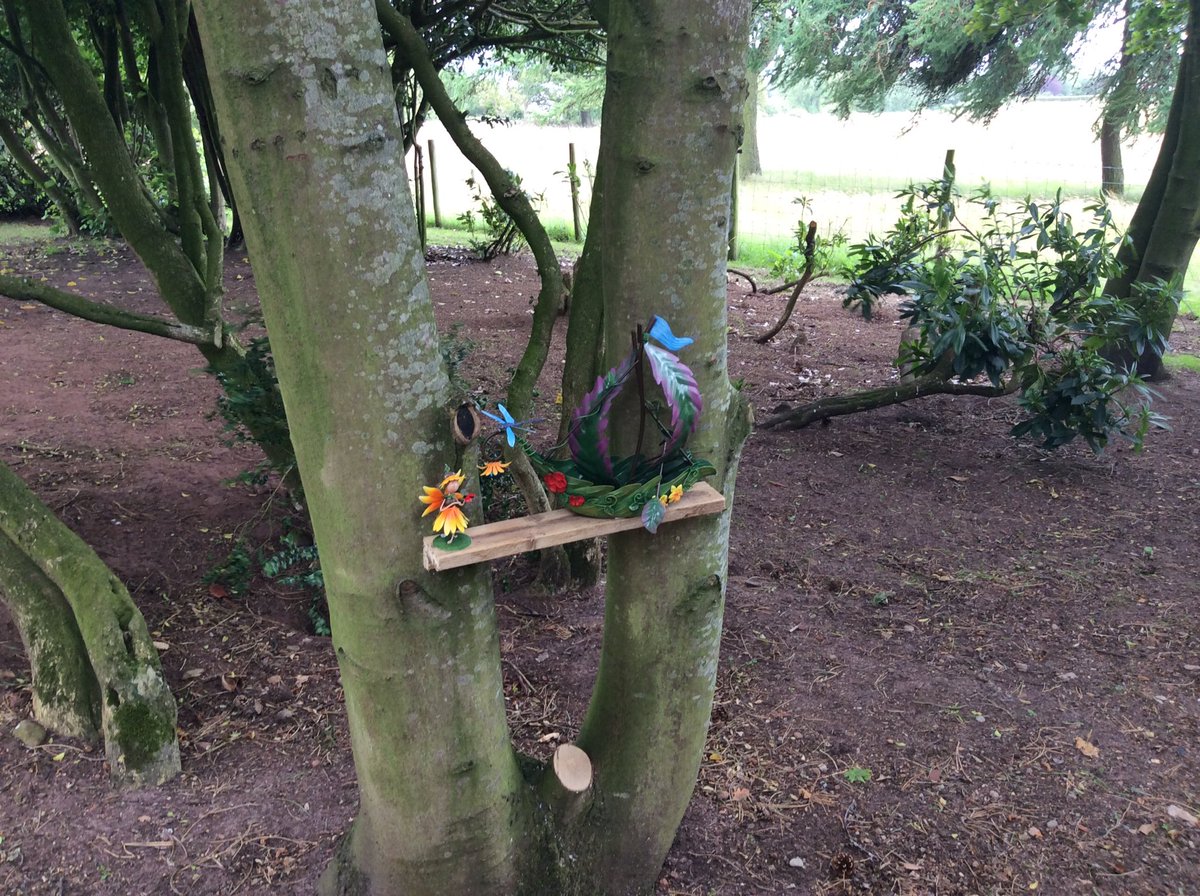 Metalworker's tweet photo. Still in semi lockdown surviving ok do jobs and thanks to @sainsburys for deliveries. Building a fairy glen for number 12 grandchild. https://t.co/cobAZ427Tf
