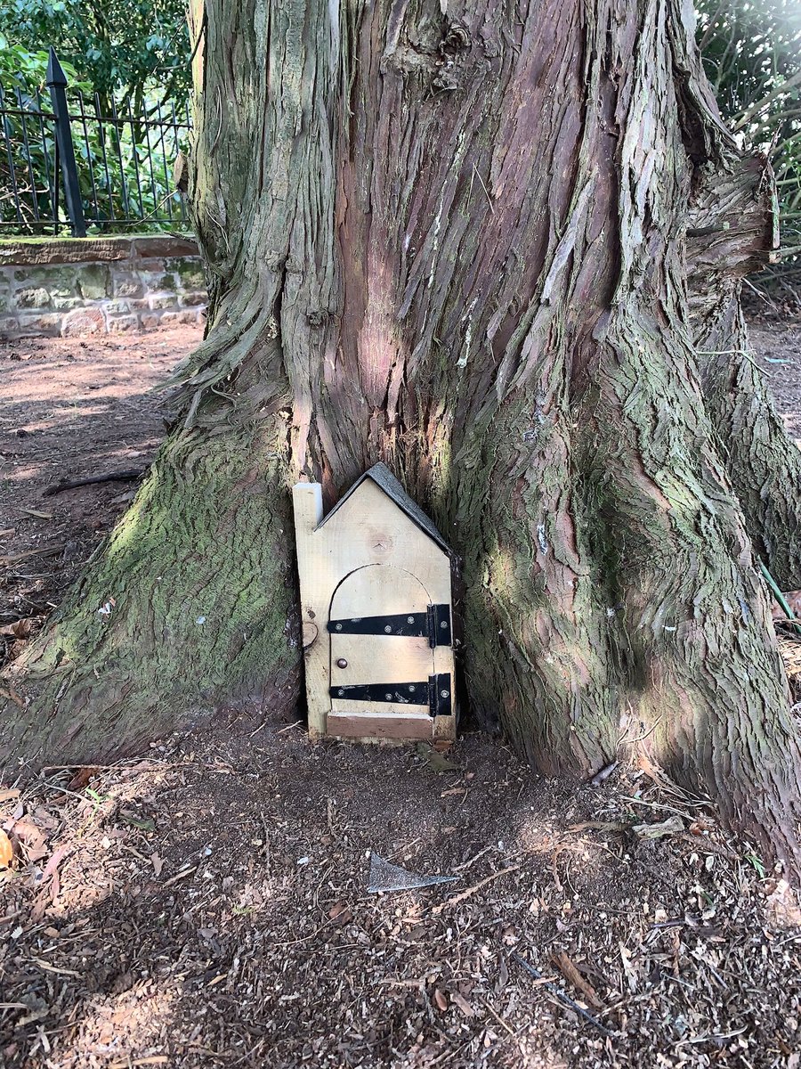 Metalworker's tweet photo. Still in semi lockdown surviving ok do jobs and thanks to @sainsburys for deliveries. Building a fairy glen for number 12 grandchild. https://t.co/cobAZ427Tf
