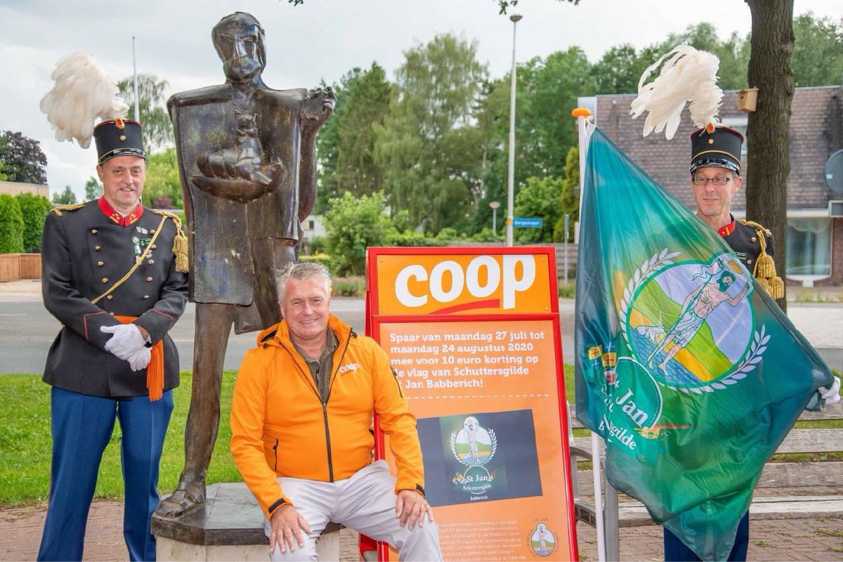 Morgen de start van de spaaractie voor een vlag van de schutterij hopelijk kleurt Babberich vanaf 4 september helemaal groen