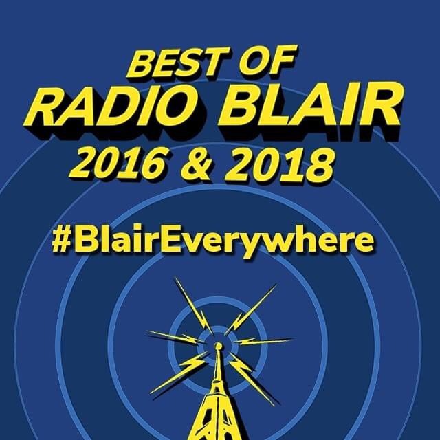 radioblair's tweet photo. We’re back - streaming live - today at 12.30pm BST! 🔊

Go to https://t.co/kwoeTARJT7 to listen to our Best of 2016 &amp; 2018 show.

The podcast will then be available on Spotify &amp; at https://t.co/tObttNspSJ, where you can already hear our Best of 2012 &amp; 2014 show.

#BlairEverywhere https://t.co/tt59kilIvW
