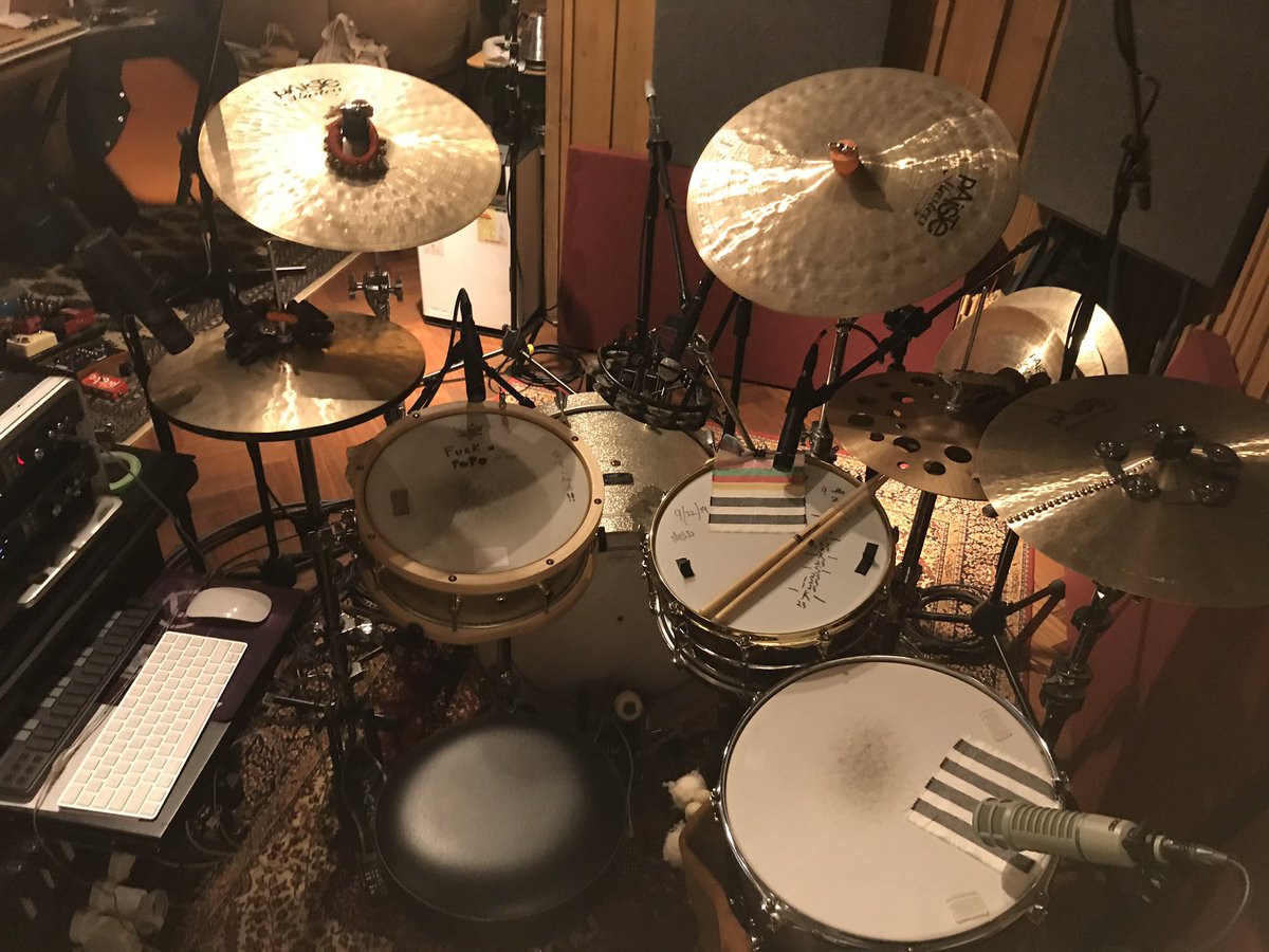_KitLau_'s tweet photo. #KITTLAU :: #kittytrouble 
#canopusdrums 
#designtobedifferent 
#paistecymbals 
#hkdrummer 
#drummerlife https://t.co/6JFKTF5JYz