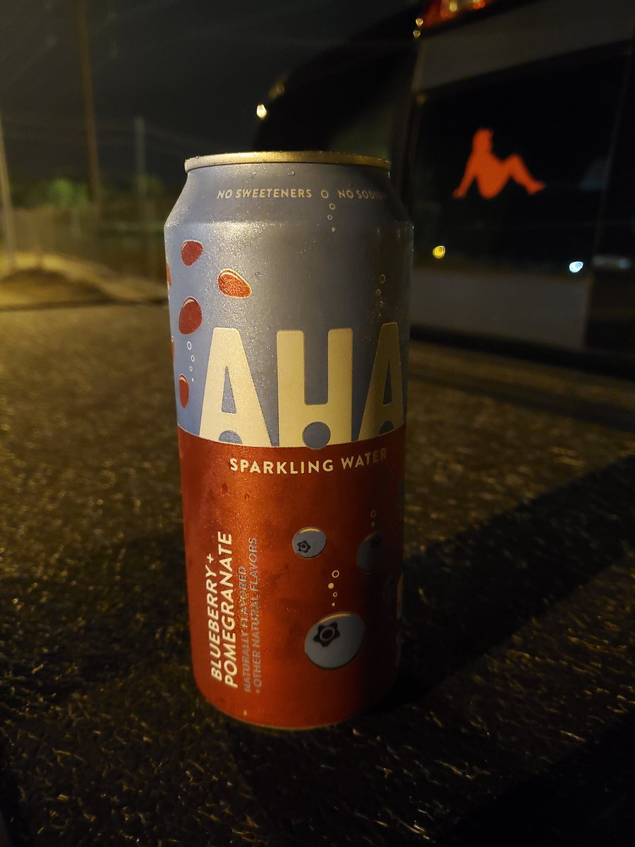 tking8891's tweet photo. Got my blueberry pomegranate aha to start the morning. #sponsorimpulseSV he's the reason I started drinking aha. @drinkaha @impulseSV https://t.co/WQsWqigFXQ