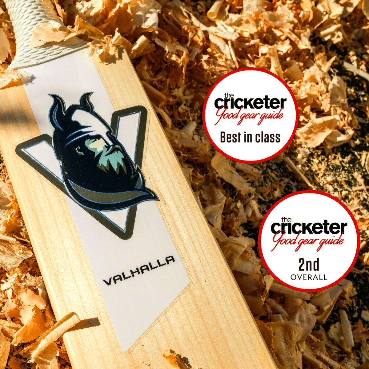 TheCricketerMag's tweet photo. 🏏 Remember the award-winning Viking Valhalla from our Good Gear Guide 2018? 

Well... it's back as a fully custom-made bat!

✅ Grade 1 English willow
✅ Your choice of handle shape + length
✅ Choice of blade shape and so much more

📷: @vikingcricketuk #takeavikingouttobat https://t.co/XzbeswwXZ6