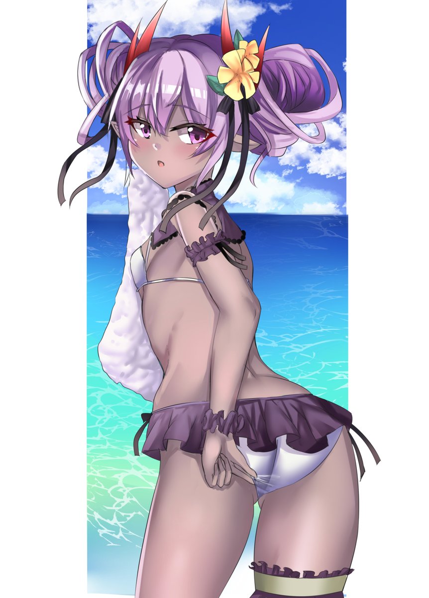 「水着ヴェロアちゃん 」|setuのイラスト