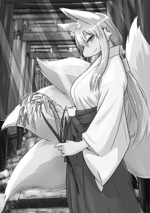 #絵をモノクロにするとかっこいい 