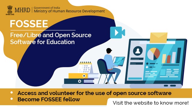 EduMinOfIndia's tweet image. #FOSSEE works towards promoting the use of FLOSS tools by developing new tools & upgrading existing ones to improve the quality of academia/research.
Encourage students & faculty to use FLOSS tools with various activities listed on the website.
fossee.in