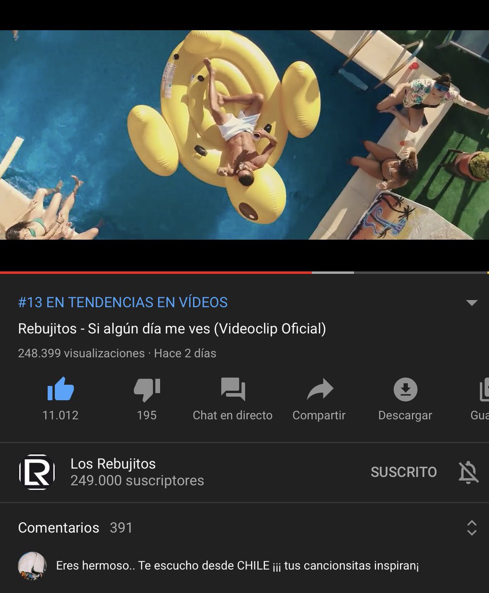 FodsRecords's tweet photo. #13 en tendencias en #YouTube!
@LosRebujitos “Si algún día me ves”
🎬 https://t.co/3STInF2VRy https://t.co/sBIqCRy0P0