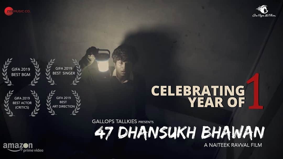 GujaratiMovies's tweet photo. નૈતિક રાવલ દિગ્દર્શિત સૌપ્રથમ વન શોટ ગુજરાતી ફિલ્મ "૪૭ ધનસુખ ભવન" ની રિલીઝ ને આજે ૧ વર્ષ થયું. ગત વર્ષે ૨૬ જુલાઈના રોજ આ ફિલ્મ રિલીઝ થઈ હતી. ફિલ્મમાં ગૌરવ પાસવાલા, રિશી વ્યાસ, શ્યામ નાયર, હેમાંગ શાહ અને જય ભટ્ટ મુખ્ય ભૂમિકા ભજવે છે. 

#47DhansukhBhawan #OneShotGujaratiFilm https://t.co/pkH7DpPv6O