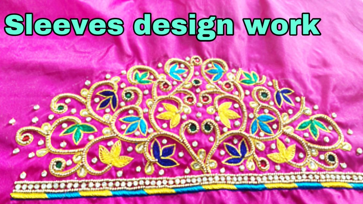 artsnzari's tweet photo. Aari work sleeves https://t.co/O2RVy6Es7O  #aariwork #art #artwork #Creative #design https://t.co/bd3DLOIrHF
