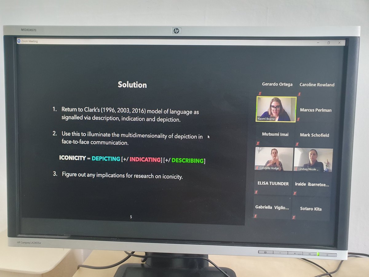 CaroRowland's tweet photo. For those of us not steeped in the #iconicity literature this is an excellent example of what iconicity is used for and how iconicity can be used - to depict, indicate *and* describe in one operation. By Gabrielle Hodge and Lindsay Ferrara https://t.co/0nZ9LG6siw