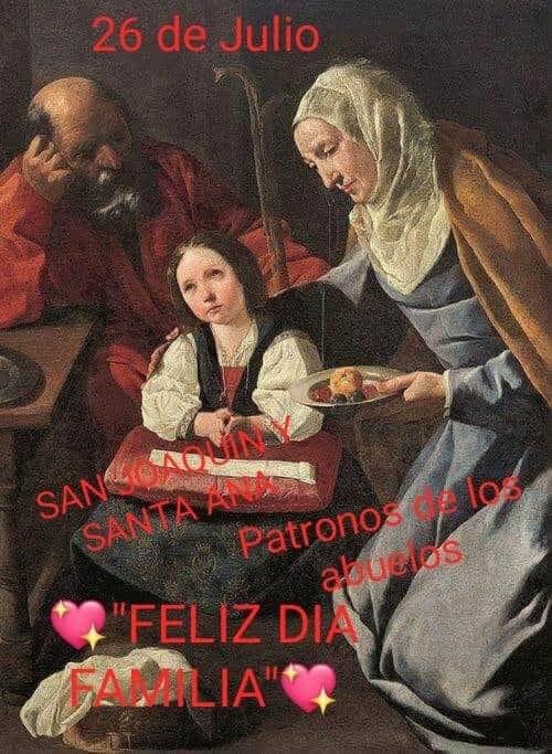 lucy64095584's tweet photo. festejamos con jubilo hoy a San Joaquin y Santa Ana los padres  de la Santisima Virgen Maria que sin conocer a su nieto lo esperan incasablemente .Madre interviene ante tu Hujo por el fin  de esta epidemia para que todo con serenidad vuelva a su cauce normal.Oremos https://t.co/EkwpEVVe3k