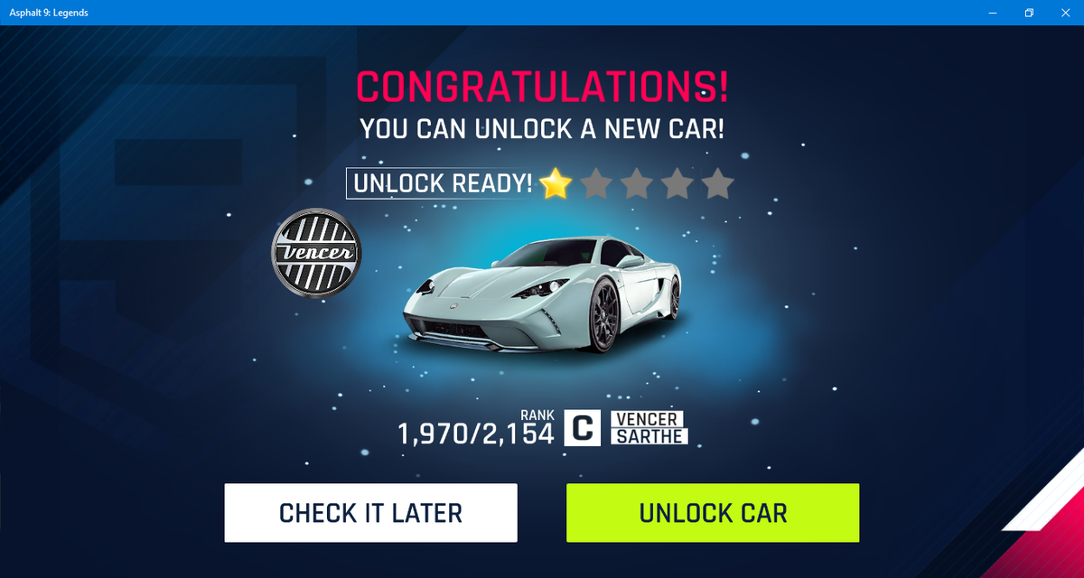 ijaveeth's tweet photo. #Asphalt9 Unlocked #Vencer Sarthe

#Asphalt #Asphalt9Legends #Xbox #XboxGame #XboxGaming #GameChanger #Gaming #Gamer #gamers #GamersUnite #Racer #Racing #gamedev #games #a9 #Windows10 #Windows10Game #XboxOne #XboxSeriesX #Cars #PS5 #GamerGuy #Microsoft #Gameloft #rogphone3 #fire https://t.co/yLKuc6ne1n