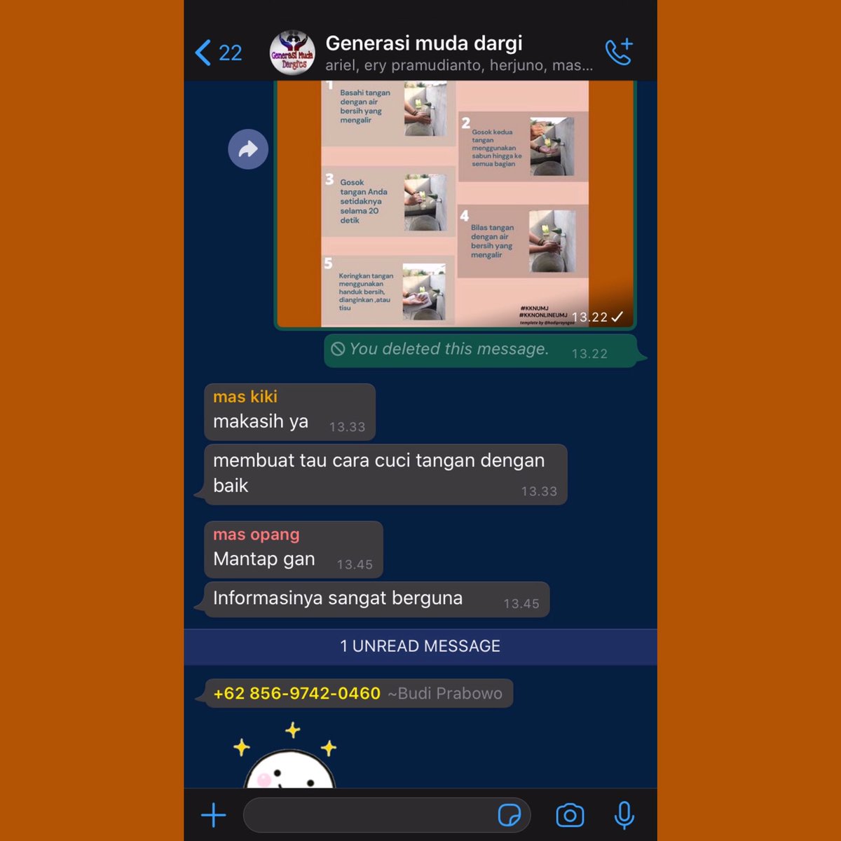 KUmj24's tweet photo. saya Audyandri Hadiprayoga akan memaparkan #ev4luASI dari program kerja saya, melalui: 
◦Deskripsi proses dan manfaat
untuk deskripsi proses dan manfaat, dimulai dari #1deASI saya melihat warung konvensional yang belum mengenal sisi berjualan melalui media sosial, https://t.co/O6uW5rY8B8