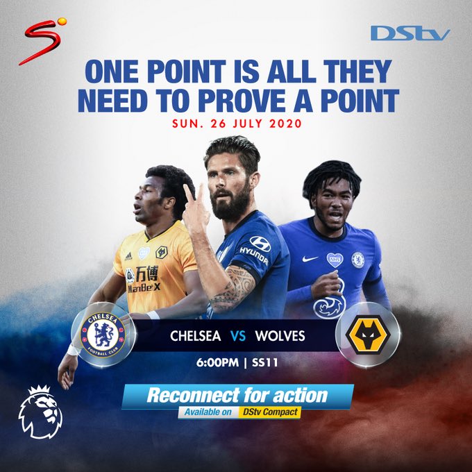 bartlettdaron's tweet photo. Another reason Chelsea may not beat Wolves is, it loses the games that matter the most.
I might be wrong.
#DstvUg #AlwaysFootballTime https://t.co/5GvnDb6fM3