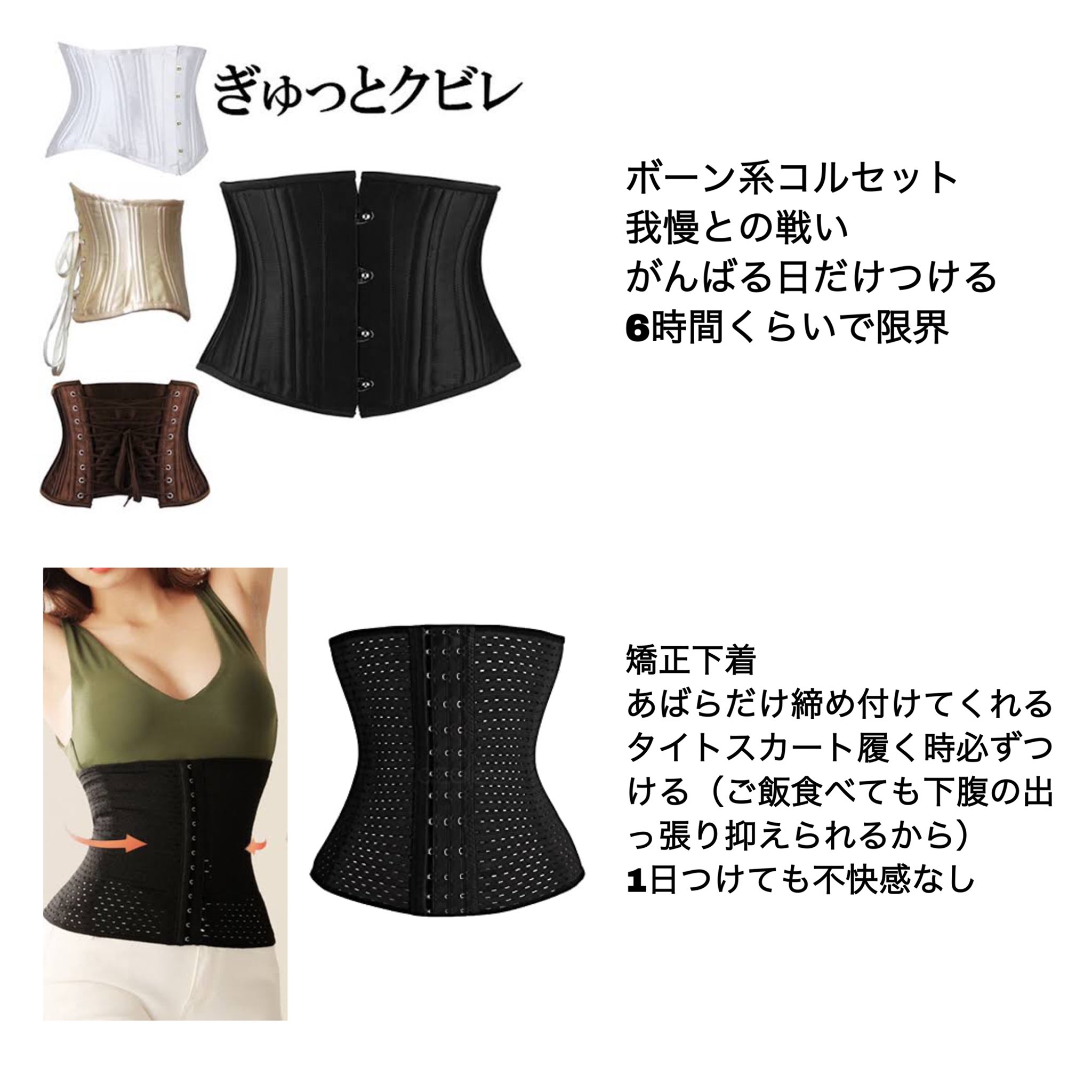 骨ストのみく On Twitter お目汚し失礼します 食事管理含め2ヶ月で5kg落とした時に使ってる 今も継続してるコルセットの紹介です 徐々にあばら骨動いてアンダー細くなりました 70cmから67cmくらいまで動いたので 継続すれば確実に少しずつ動かせます 2枚目に