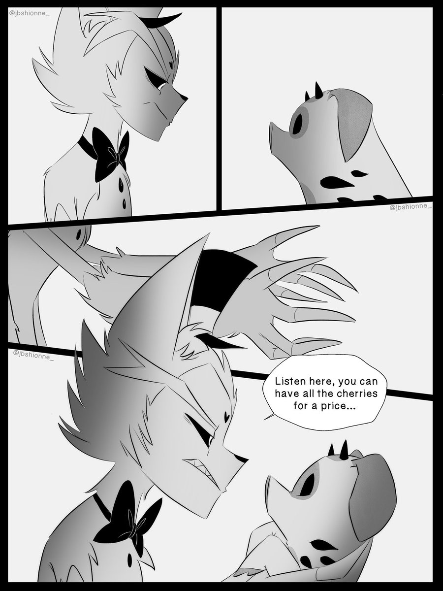 jbshionne_'s tweet photo. "Make him smile for me" 😊

#HazbinHotel #HazbinHotelFanart #huskerdust #HazbinHotelAngelDust #HazbinHotelHusk https://t.co/gV5cLd20cR