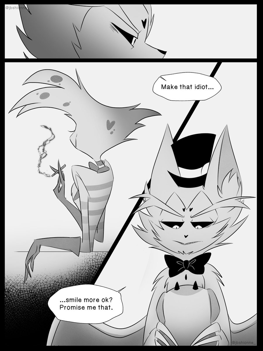 jbshionne_'s tweet photo. "Make him smile for me" 😊

#HazbinHotel #HazbinHotelFanart #huskerdust #HazbinHotelAngelDust #HazbinHotelHusk https://t.co/gV5cLd20cR