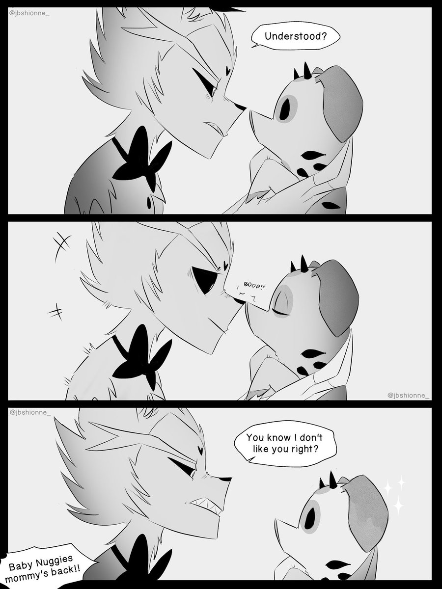 jbshionne_'s tweet photo. "Make him smile for me" 😊

#HazbinHotel #HazbinHotelFanart #huskerdust #HazbinHotelAngelDust #HazbinHotelHusk https://t.co/gV5cLd20cR