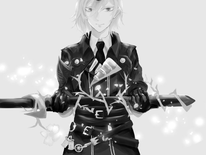 モノクロにするとかっこいいのtwitterイラスト検索結果