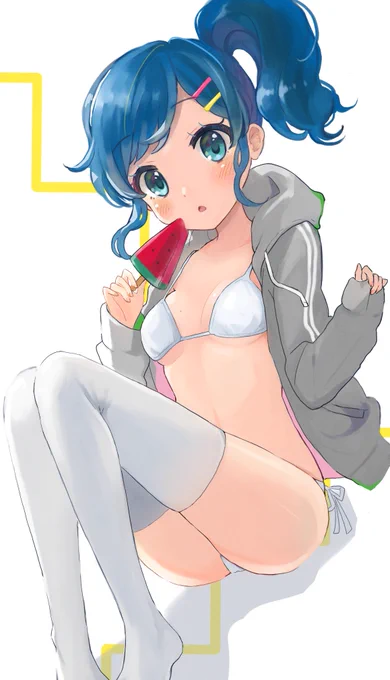 スイカのアイス 