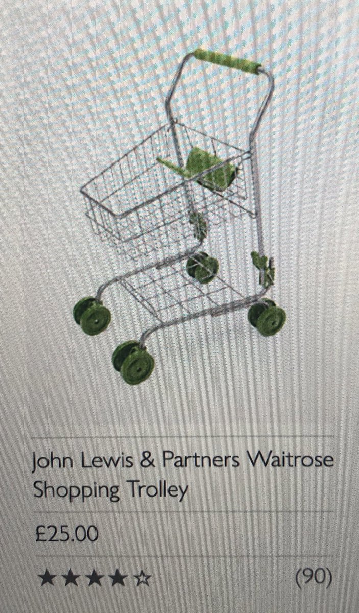 john lewis kids trolley