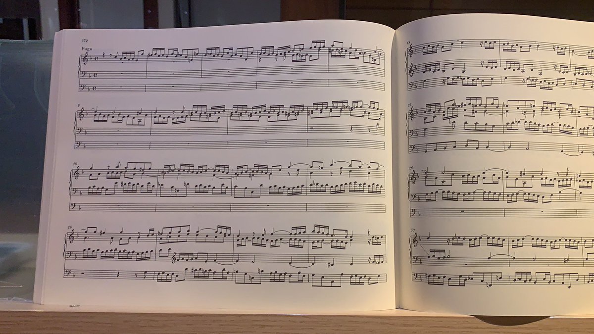 SacredBolero's tweet image. It’s been over one and a half years since I touched Bach’s Great G minor Fugue. Thought I’d give it another try and this time learn the Fantasia too. I previously learnt it with the BGA, have since got the NBA. The amount of differences between the two are remarkably atypical. 1/