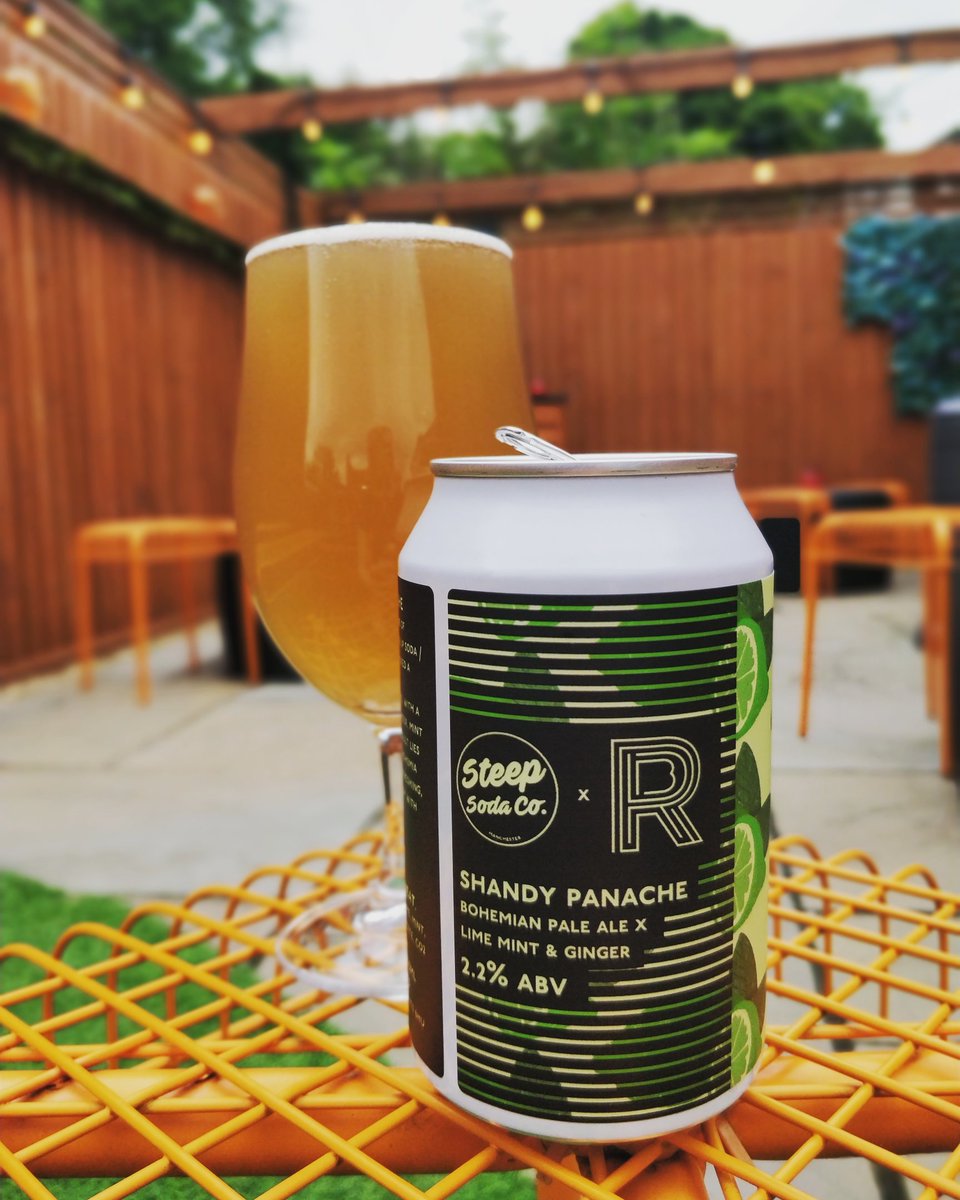 thebeerschool88's tweet photo. 🥤 Sundays are sorted with the NEW @SteepSodaCo x @RunawayBrewery Collab! Shandy Panache is a Bohemian Pale Ale smashed with Lime, Mint & Ginger at only 2.2% abv!!! Also available Mango and Pineapple Shandy Panache 🍍 #superrefreshing #shandy #lowalcohol #checkoutthefridge https://t.co/sHJ8sczh6f