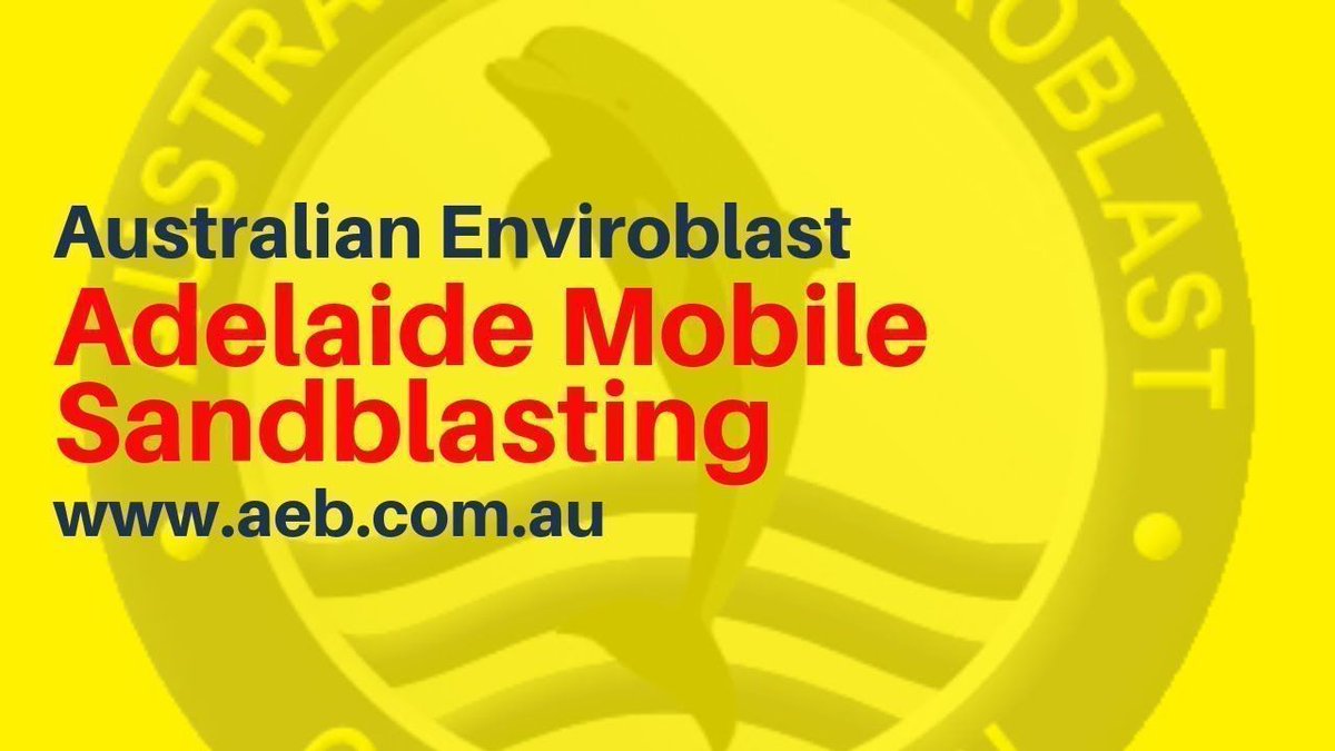 ausenviroblast's tweet photo. [VIDEO] Watch our sandblasting teams at work in a variety of locations across #Adelaide and SA https://t.co/x34DvHXfDl @quillfalconaus https://t.co/DllteKkolc