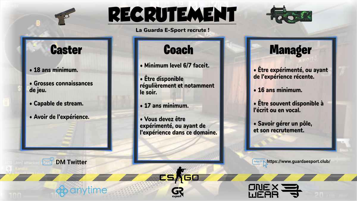 benj_game's tweet photo. Header #1 for @GuardaEsport
#CSGO #guardaArmy https://t.co/AZBPcgEo7p