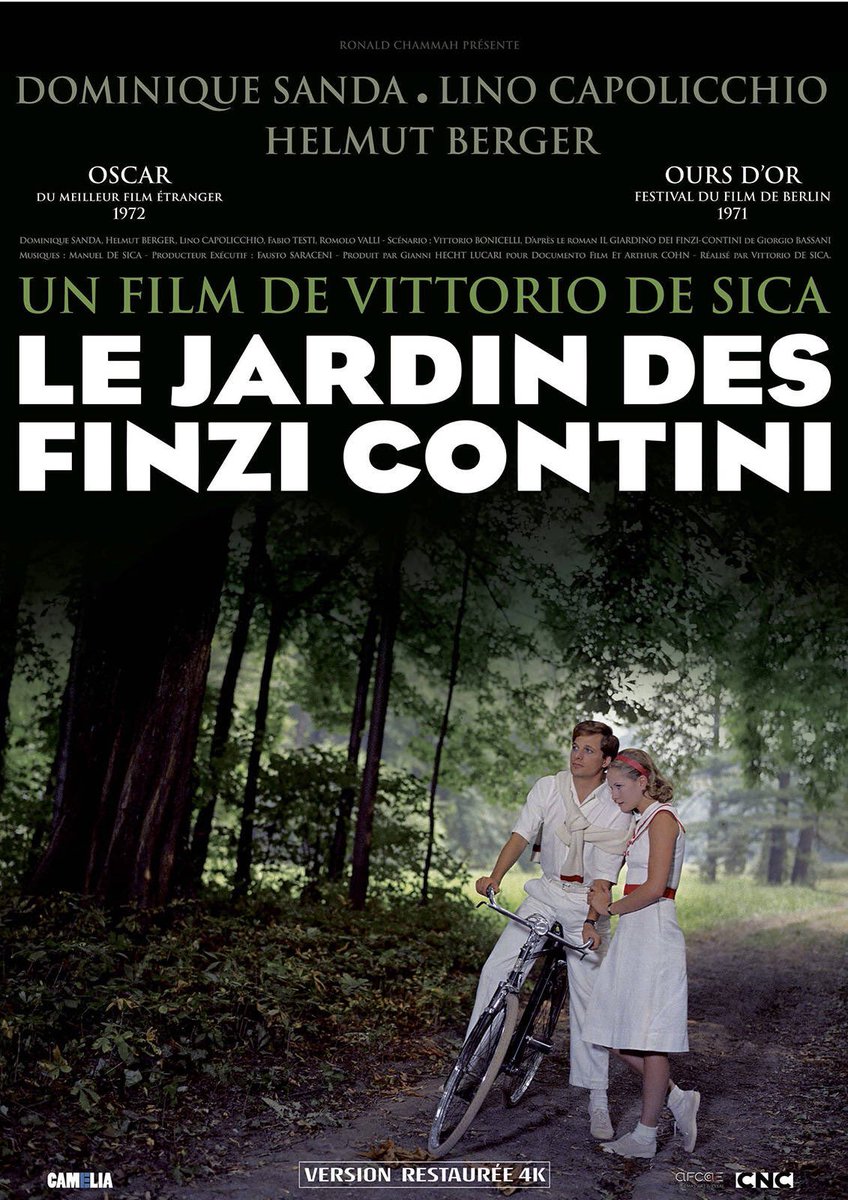 philippe_rouyer's tweet photo. La restauration 4k redonne toute sa splendeur au «Jardin des Finzi Contini» (Vittorio De Sica, 1970). En 1938, dans sa villa de Ferrare, l’envoûtante #DominiqueSanda et ses amis vivent la fin d’un monde, alors que la montée en puissance de Mussolini gangrène l’Italie https://t.co/ye8l7UjCyd