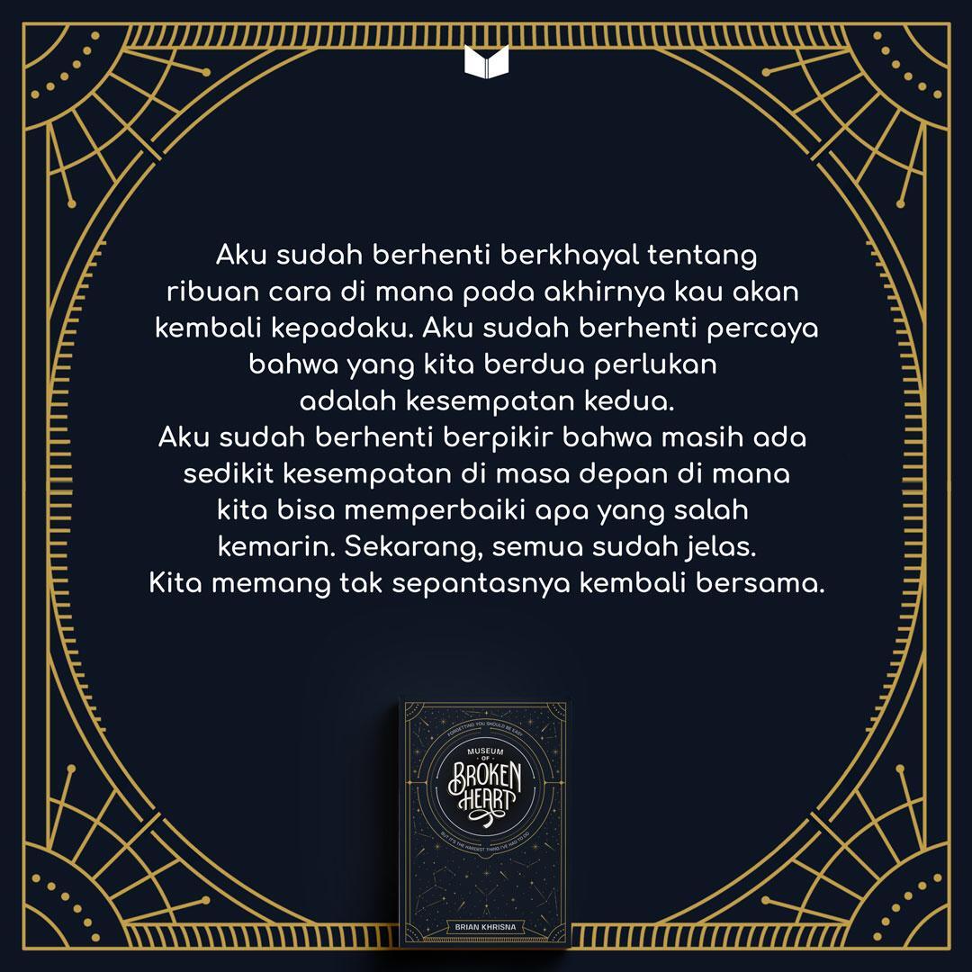 mediakita's tweet photo. Aku sudah berhenti.

#MuseumofBrokenHeart https://t.co/Hu9bQlVMv2